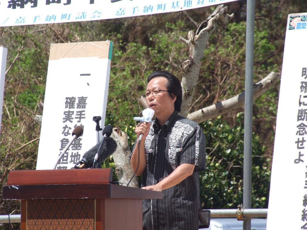 町民集会・當山町長.JPG